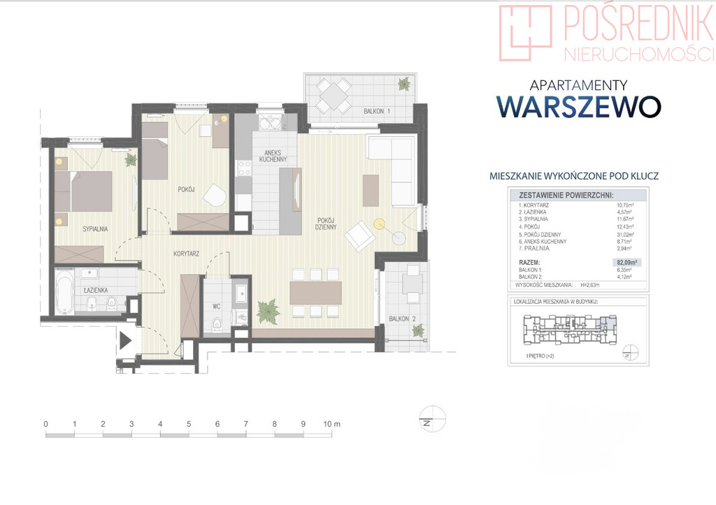 Mieszkanie Sprzedaż Szczecin Warszewo Kalinowa