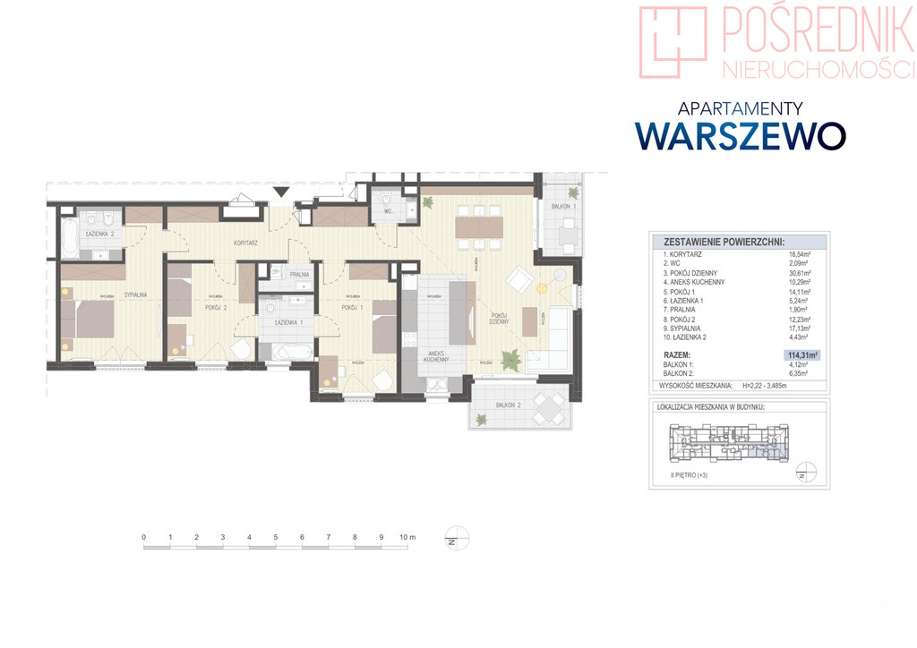 Mieszkanie Sprzedaż Szczecin Warszewo Kalinowa