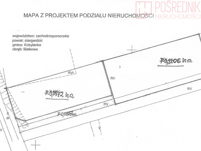 Działka Sprzedaż Bielkowo