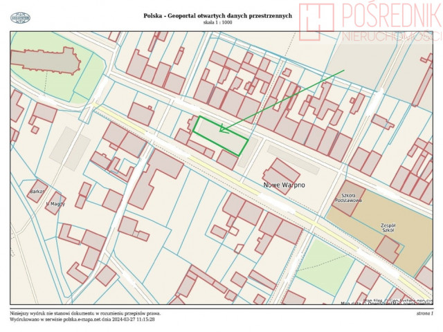 Działka Sprzedaż Nowe Warpno